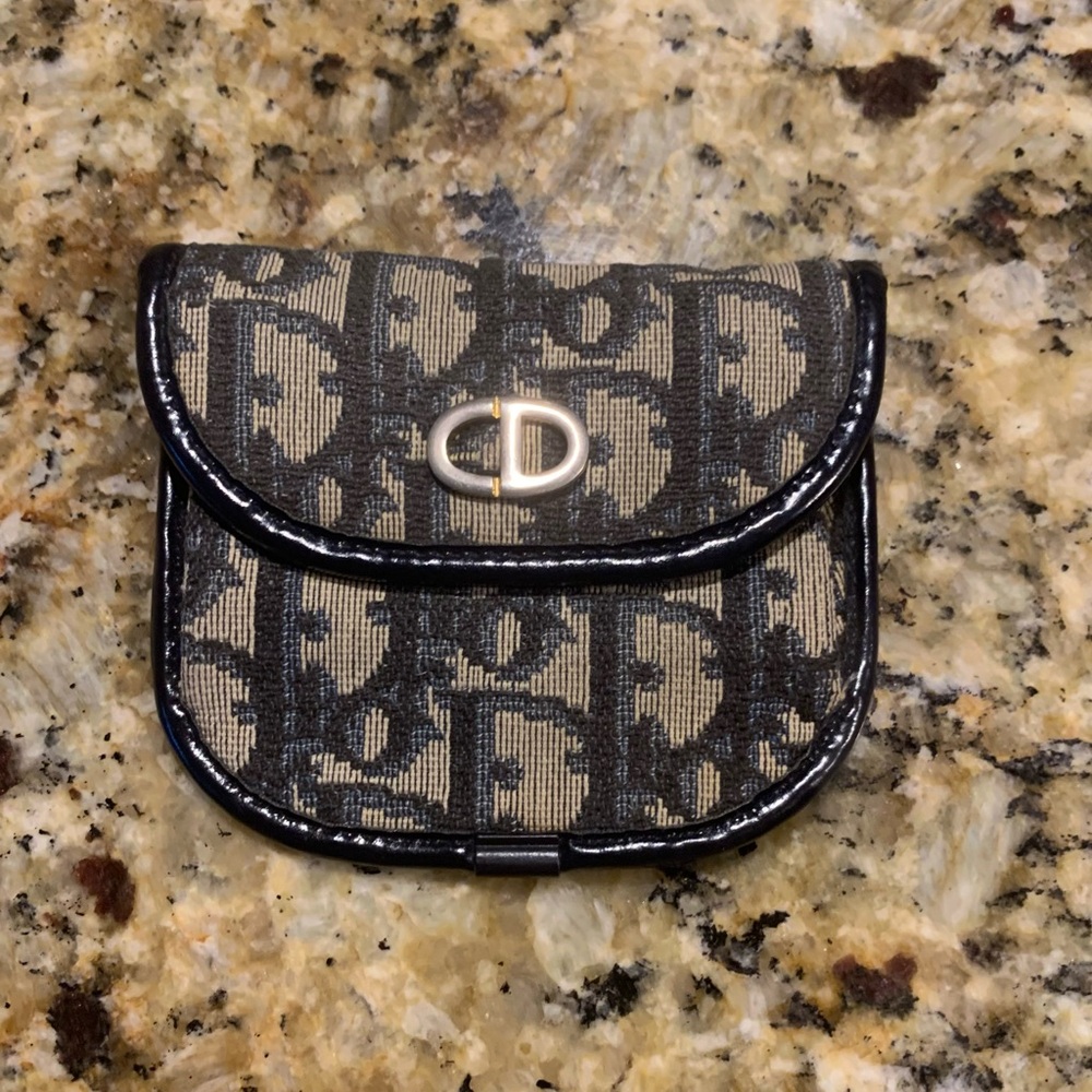 Rare Vintage Christian DIOR Trotter Coin Purse